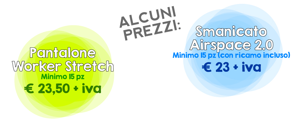 prezzi offerta abbigliamento da lavoro