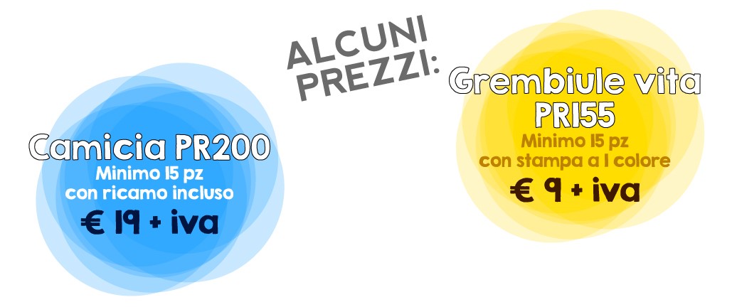 prezzi offerta abbigliamento horeca ristorazione