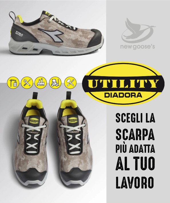 DIADORA UTILITY Scarpe Antinfortunistiche, Abbigliamento Lavoro