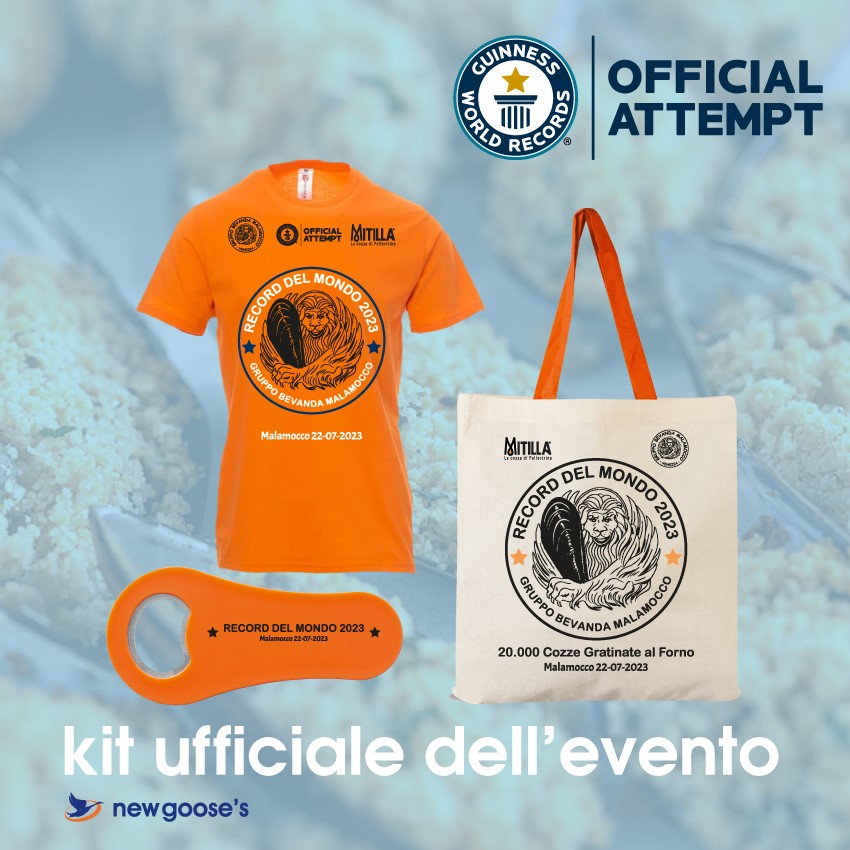 kit guinness world records 20 mila cozze gratinate