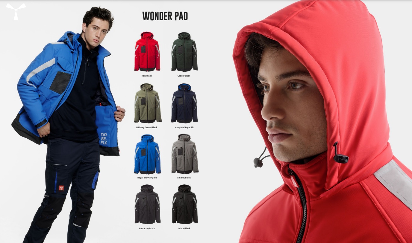 giubbotti padded soft-shell payper da lavoro workwear
