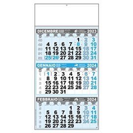 calendari trittici 2024 personalizzati