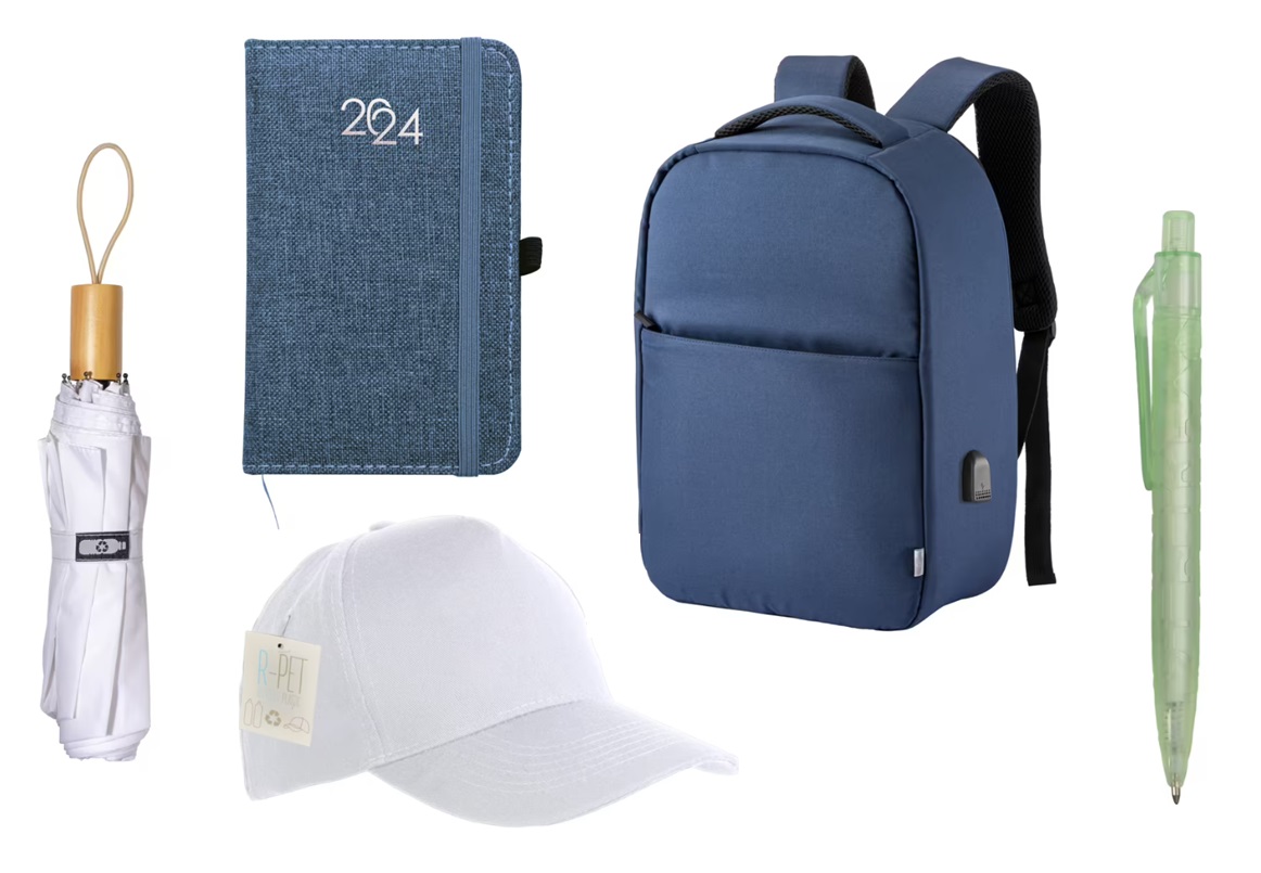 gadget e accessori r-pet plastica ricilata personalizzati