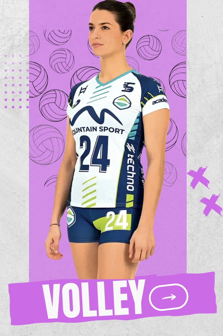 abbigliamento personalizzato per squadre pallavolo